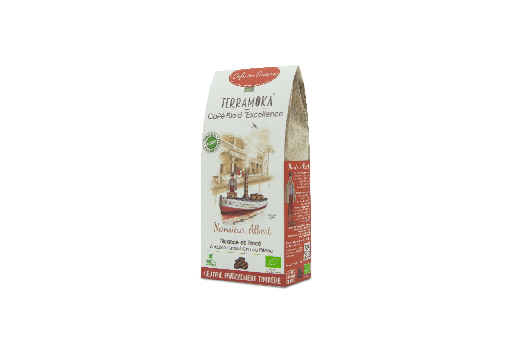 Café GRAIN 200g TERRAMOKA Bio ALBERT X10