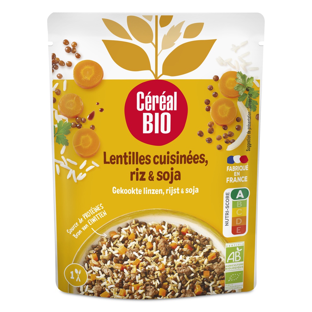 Doy Lentilles Riz Soja 250g BIO X10