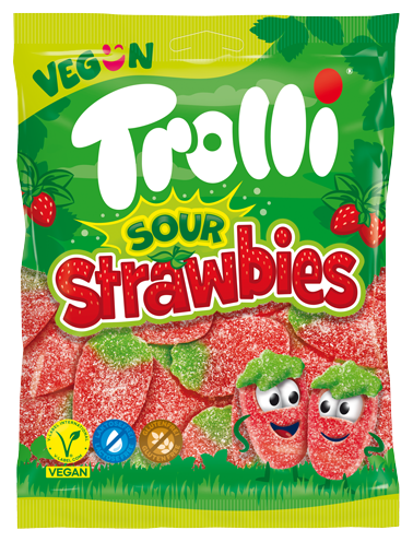 Sachet Strawbies vegan 175g x 18