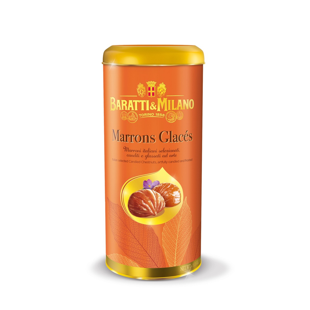 Boite métal marrons glacés 180g x 6