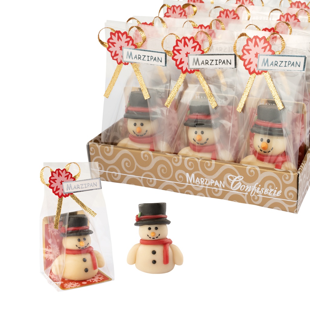 Bonhomme neige marzipan 45g x 12