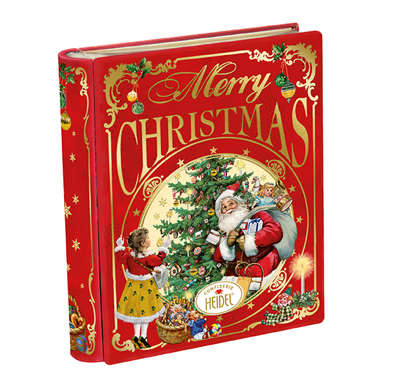 Livre métal &quot;Nostalgie Noël&quot; mini tab choc lait 80gx6