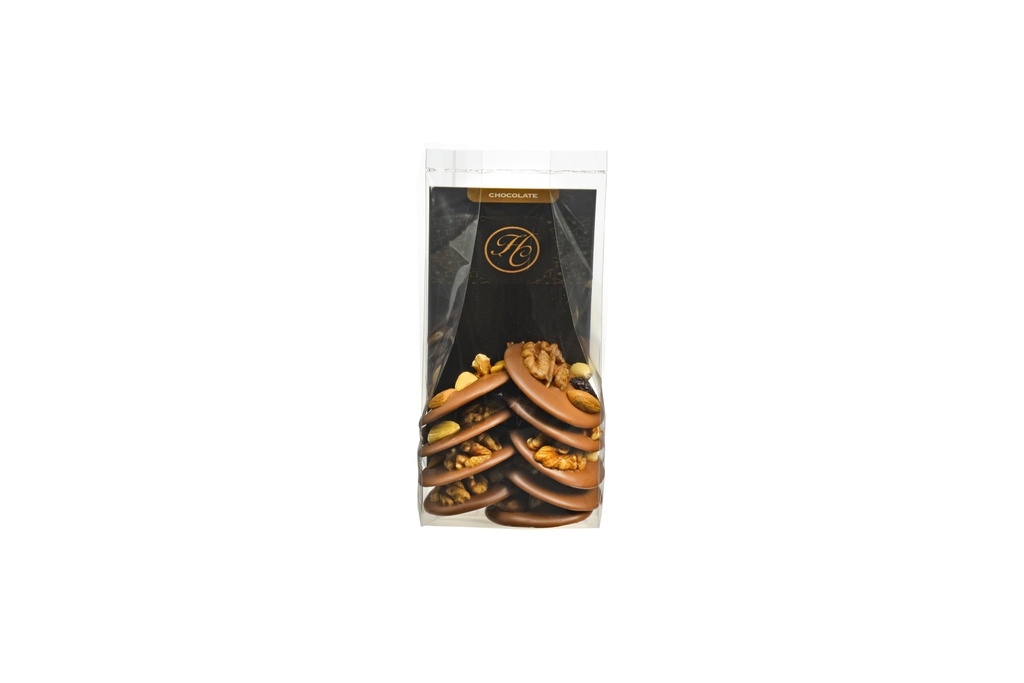 Sachets mendiants choc lait 140g x 12