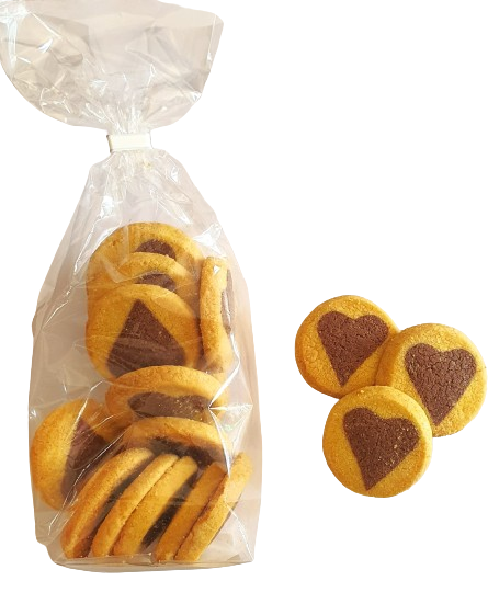 Sachet biscuits croquants cœur 175g x 12