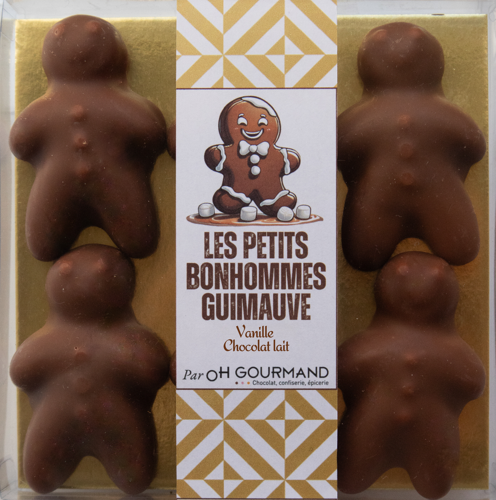 Boite 6 manneles guimauve choc lait 110g x 10