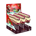 Sucette chocolat lait Père Noël bonnet 25gx 24