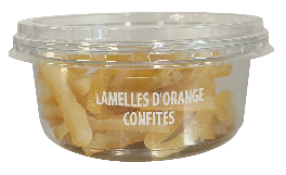 Lamelles d'oranges confits 100g X9