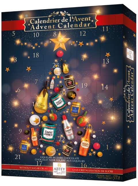 Calendrier de l'Avent choc liq 290g X 8