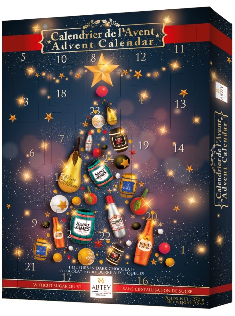 Calendrier de l'Avent choc liqueur 290gx8