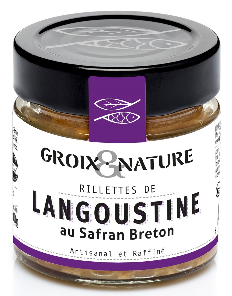 Rillettes de langoustines au safran Breton 100g X12