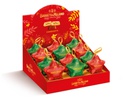 Etoile en métal garnie gianduiotti 38g x 12