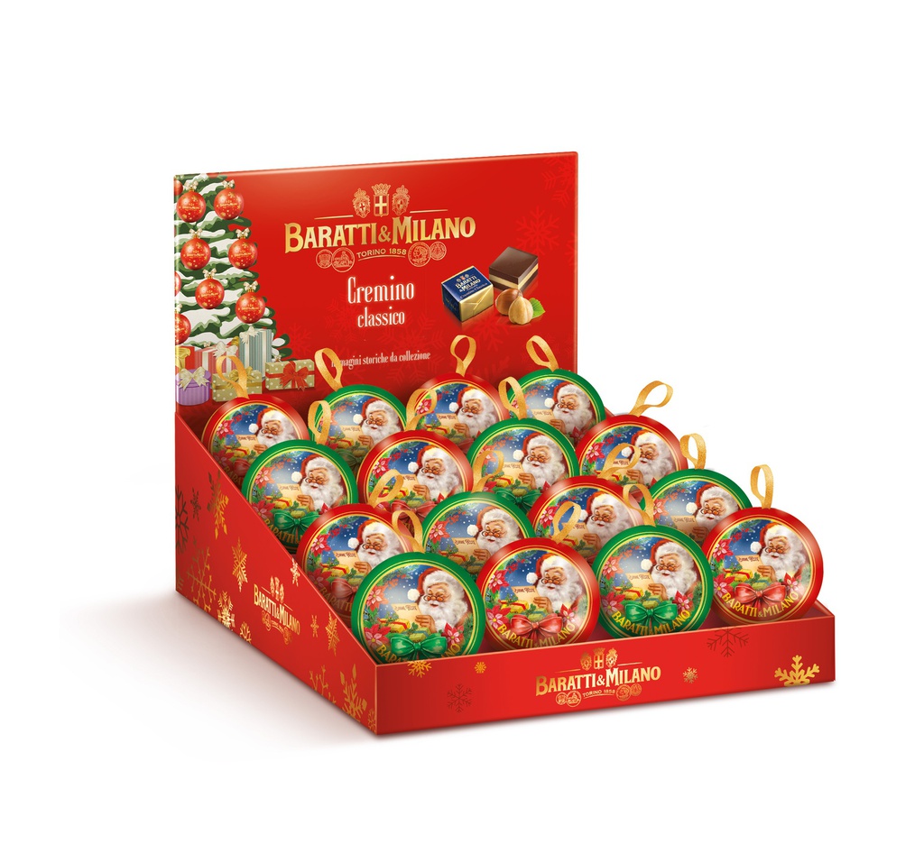 Boule en métal garnie crémino 42gx16