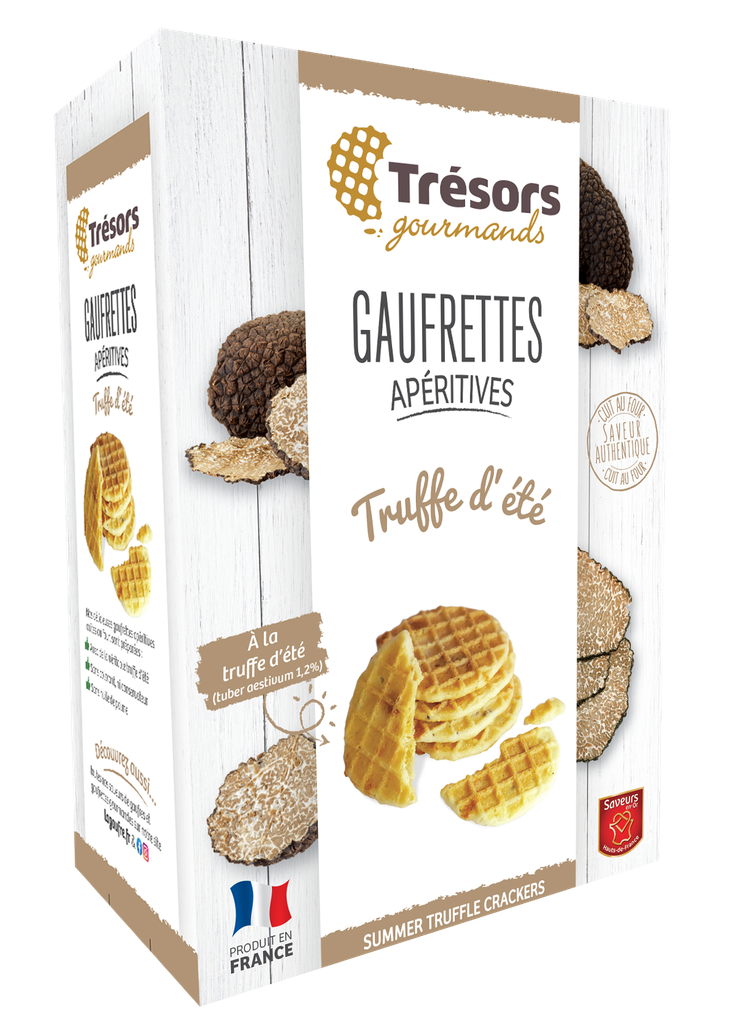 Gaufrettes apéritives Truffe d'été 60g X12