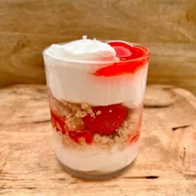 Bougie tiramisu fraise 160g x4