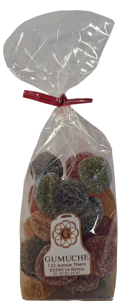 Sachet pâtes de fruits 200g x 10