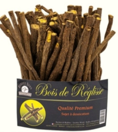 Botte bois de réglisse 100 pièces 1kg x 1