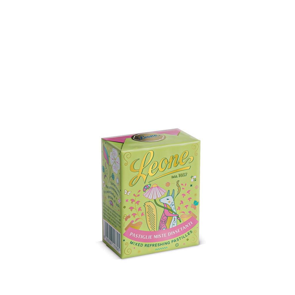 Pastilles mixtes Léone Ecureuil boite carton 27g x 18