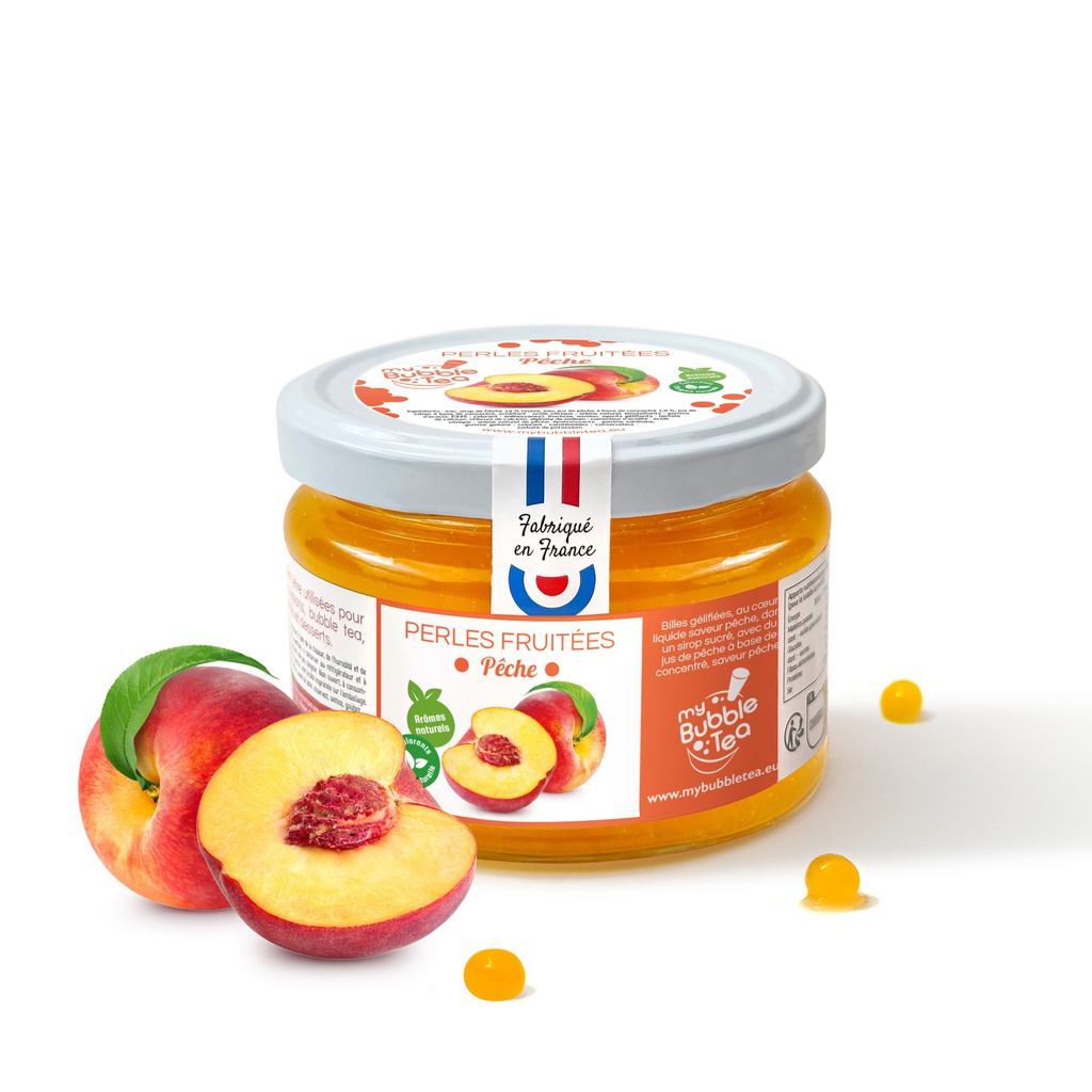 Perles de fruits pêche 240g x12