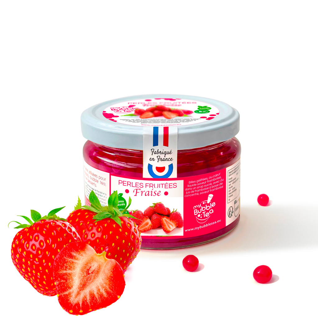 Perles de fruits fraise 240g x12