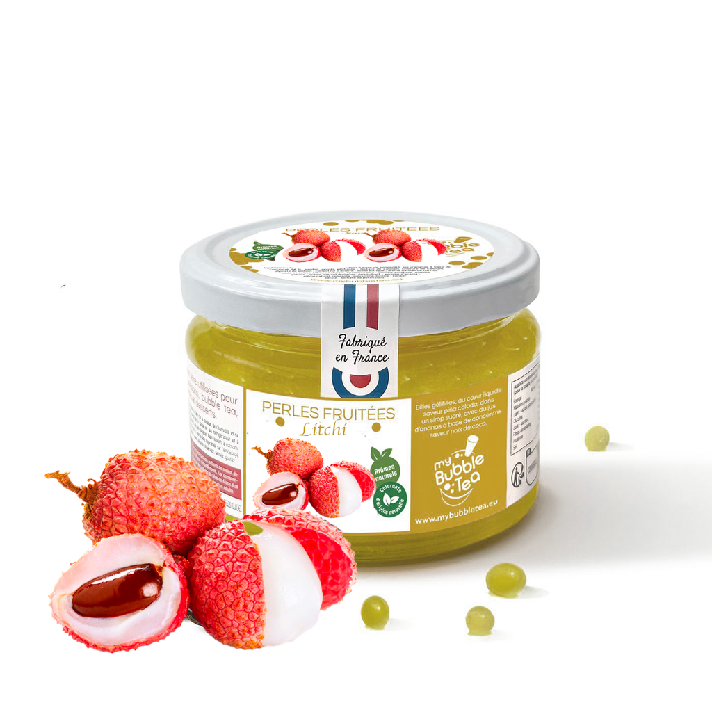 Perles de fruits litchi 240g x12