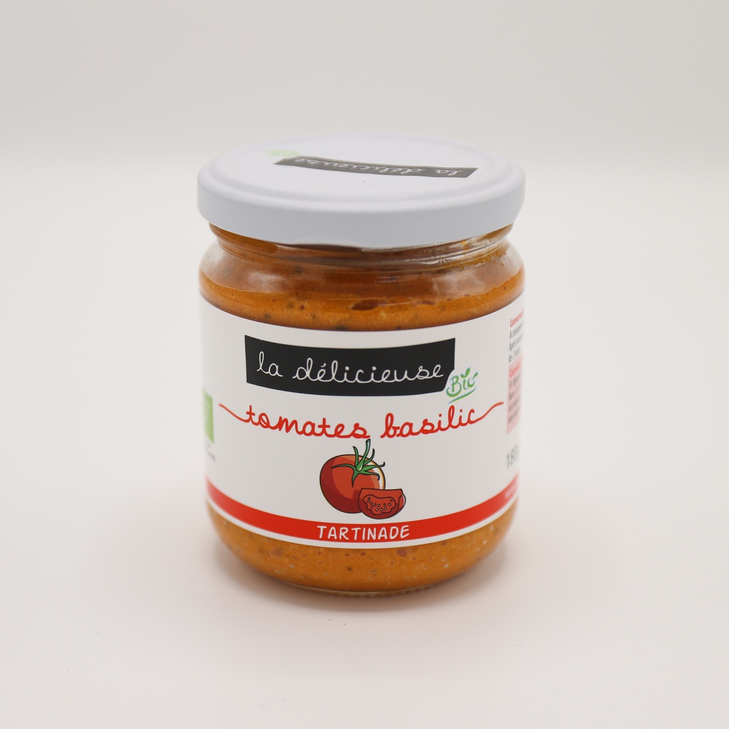 Tartinable tomate basilic BIO 180g X6