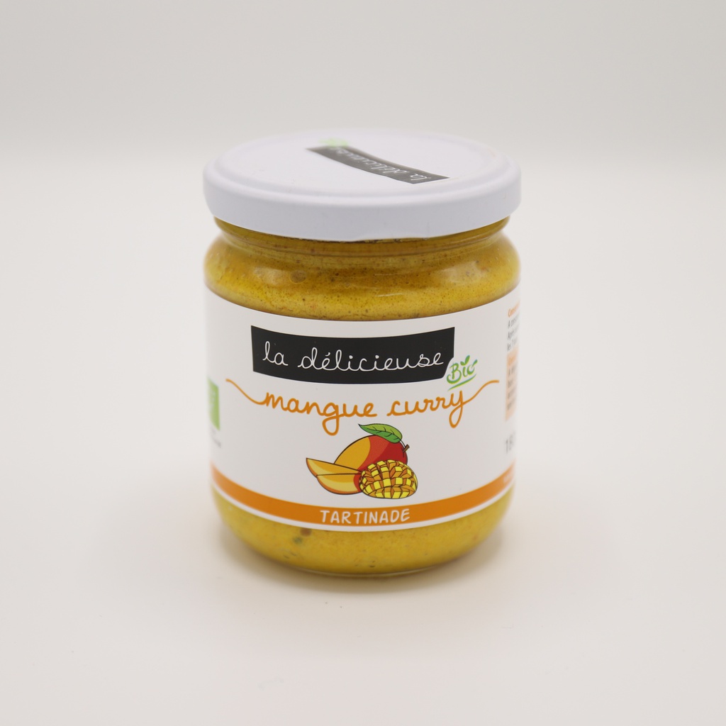 Tartinable Mango curry BIO 180g X6