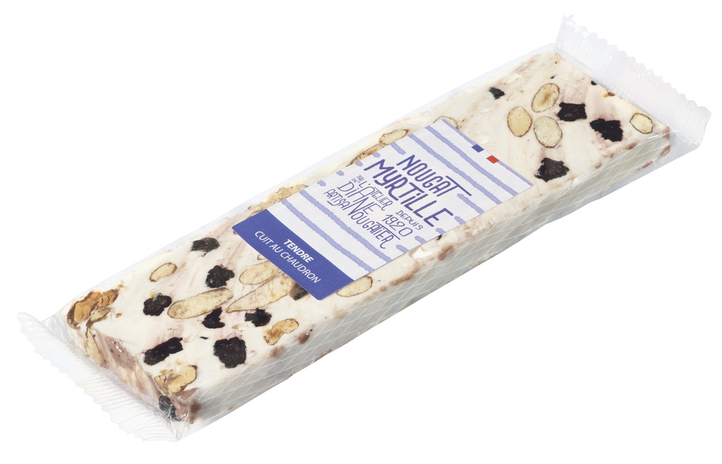 *Prés Marinière barre nougat Myrtille 100g x 30