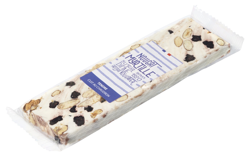 Prés Marinière barre nougat Myrtille 100g x 30