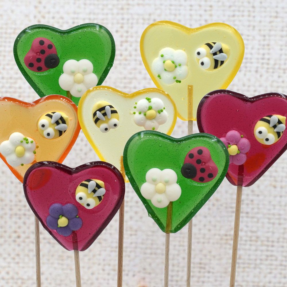 *Sucette coccinelle abeilles et fleurs 30gx50