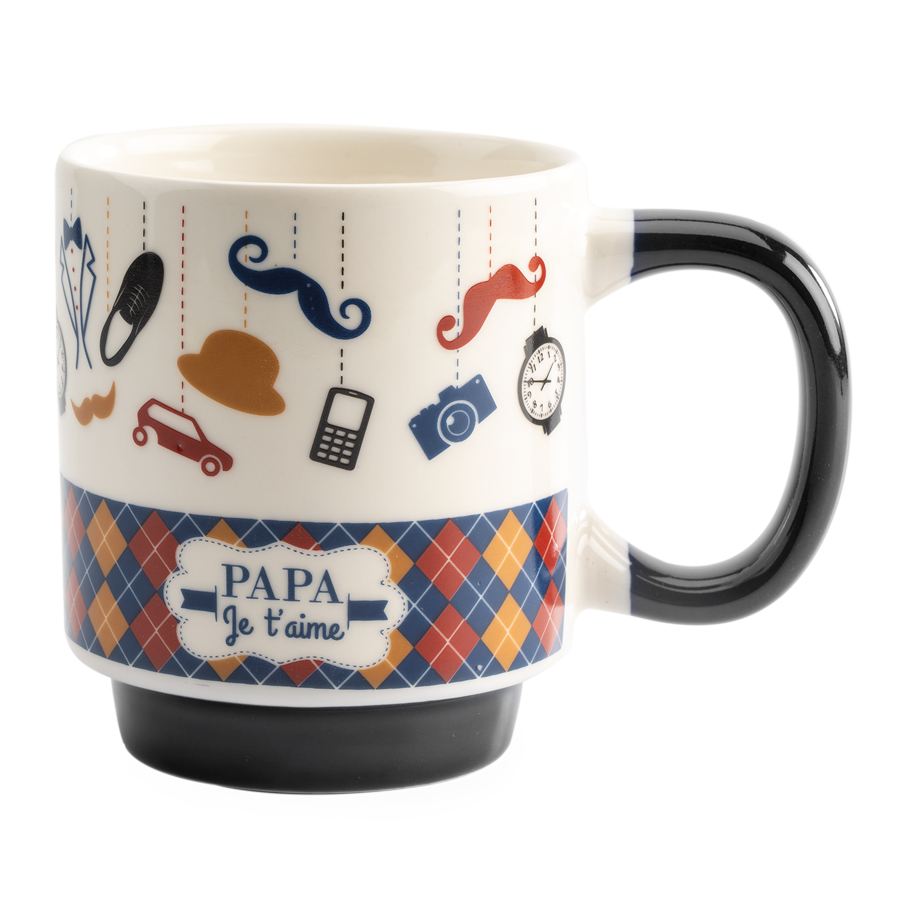 Mug Papa je t'aime  x 6