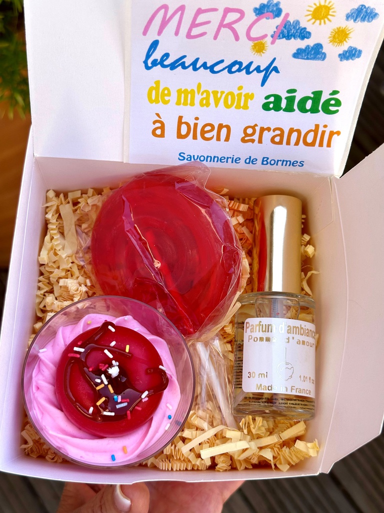 Coffret merci de m'avoir aidé à grandir x4