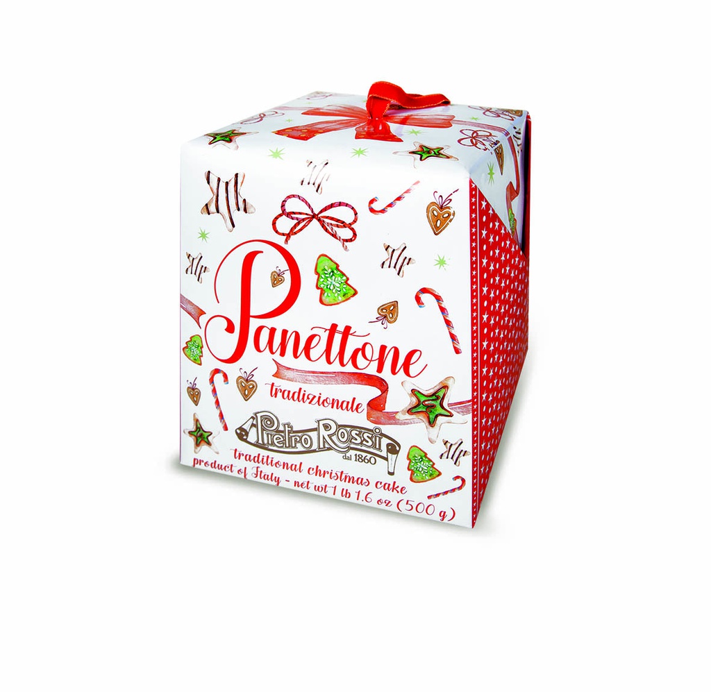 Panettone classique boite carton PIETRO 500g X12