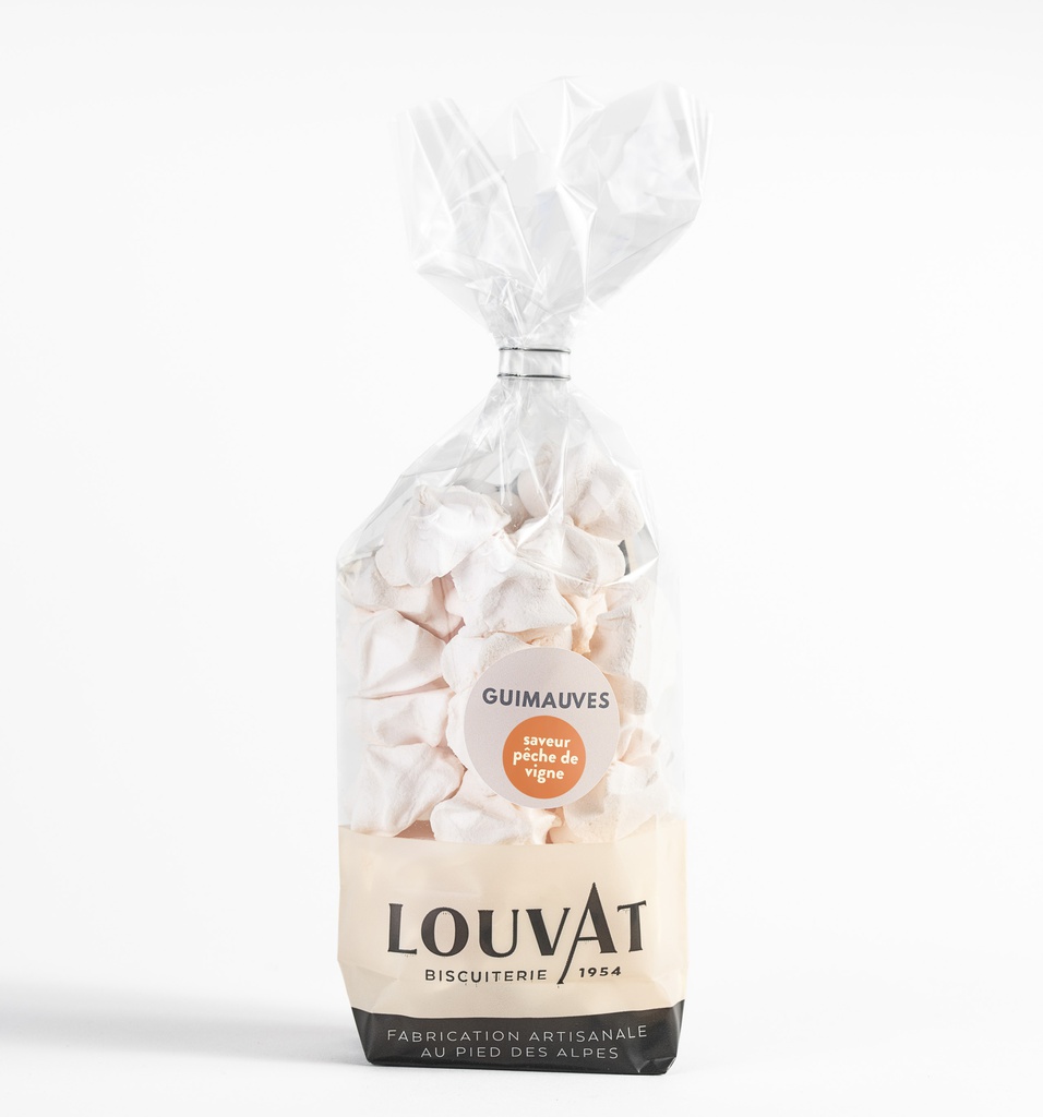 Sachet guimauve pêche des vignes 90g X9