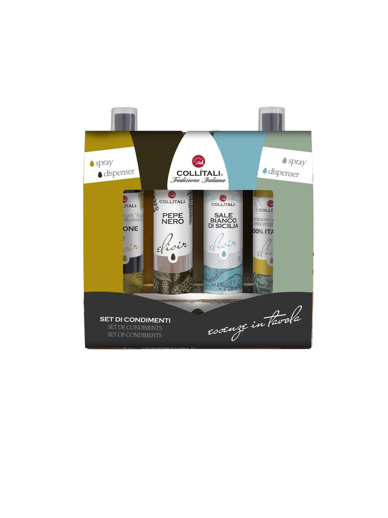 Coffret l'Italie à table (4 assaisonnements) X6