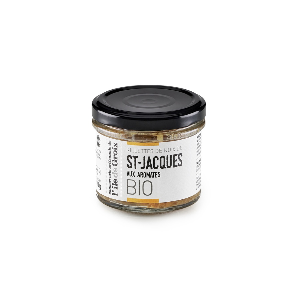 Rillette de noix de St Jacques aux aromates BIO 90g X12