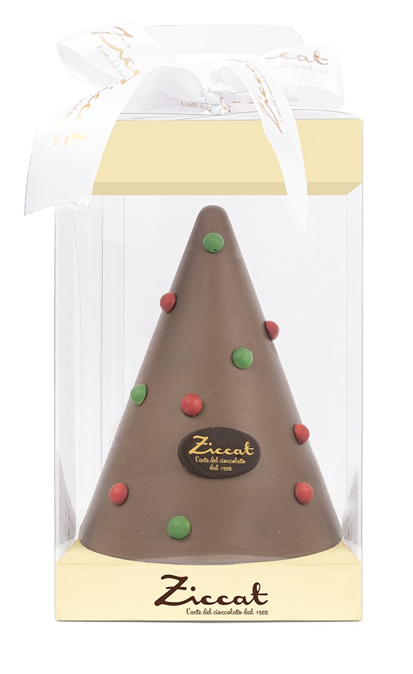 Cône lait décoré de pastilles multicolores 300g x 8