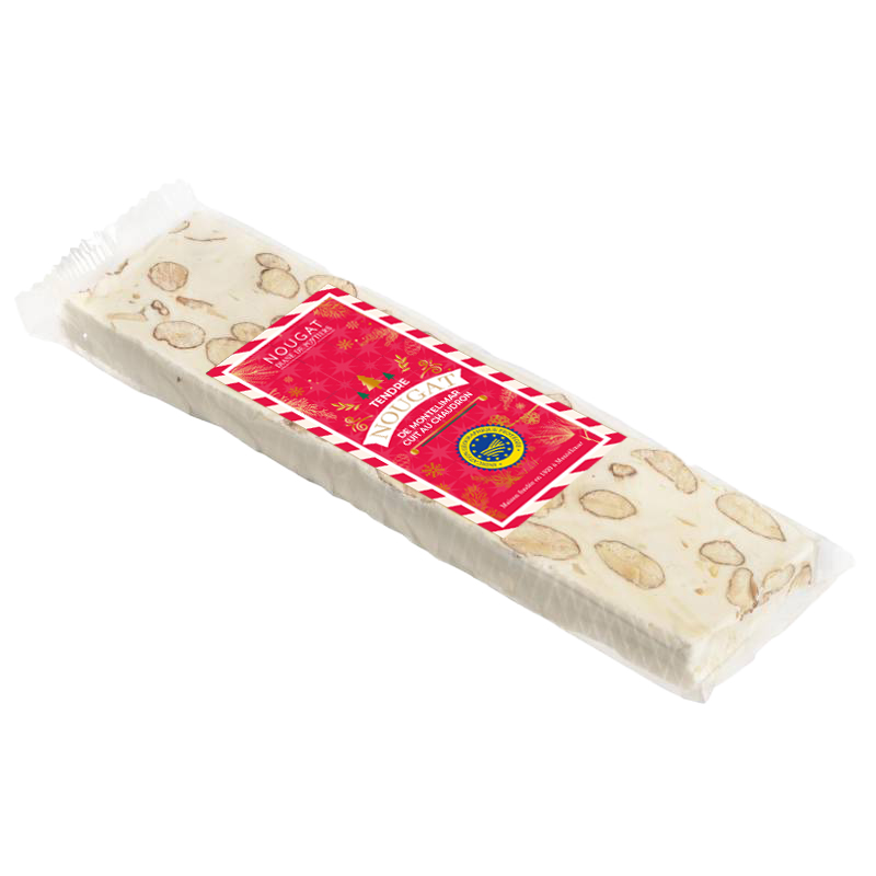 Barre nougat décor noël 100g x 30