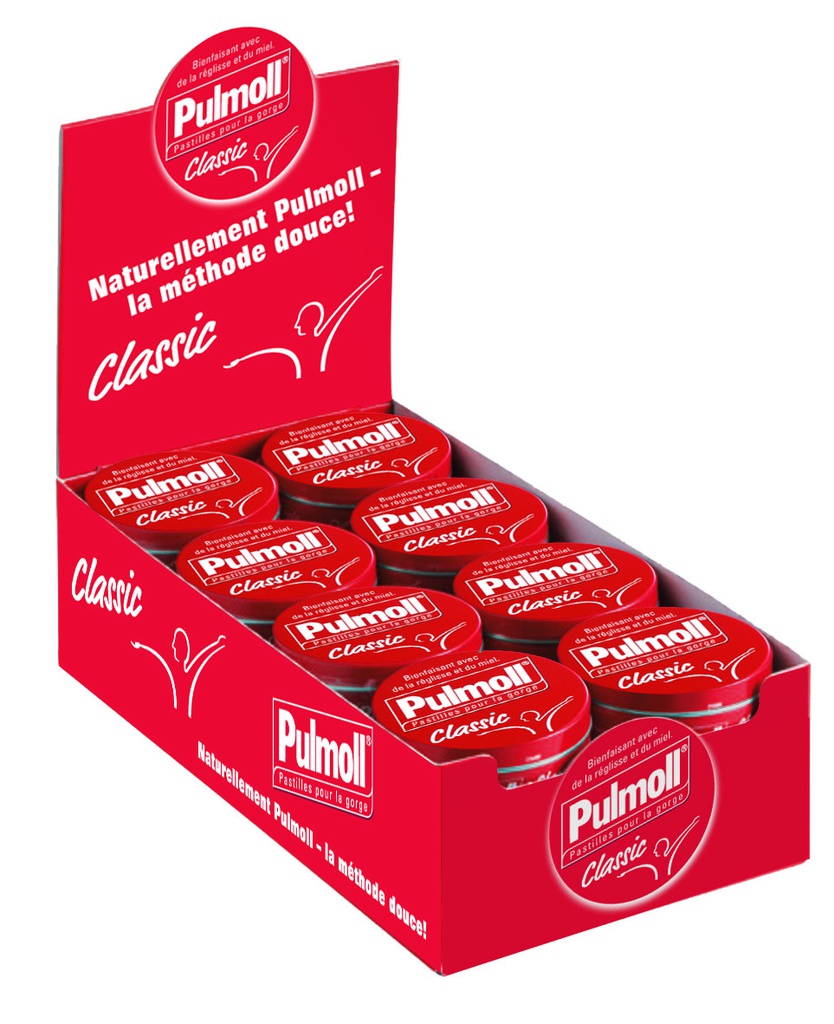 Pastilles Pulmoll bte métal 20g x 24