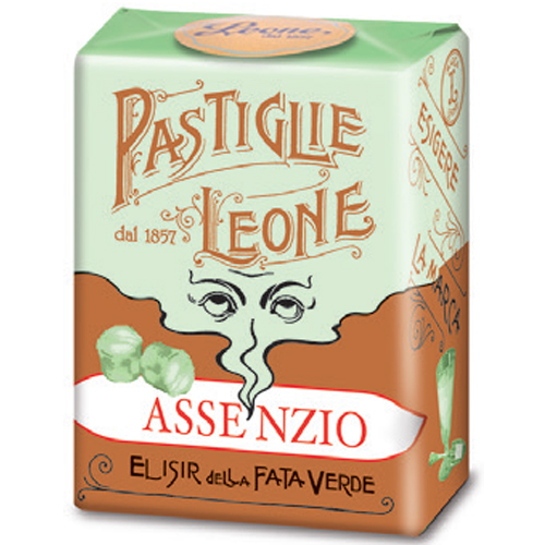 Pastilles absinthe, display 18 btes carton 30g